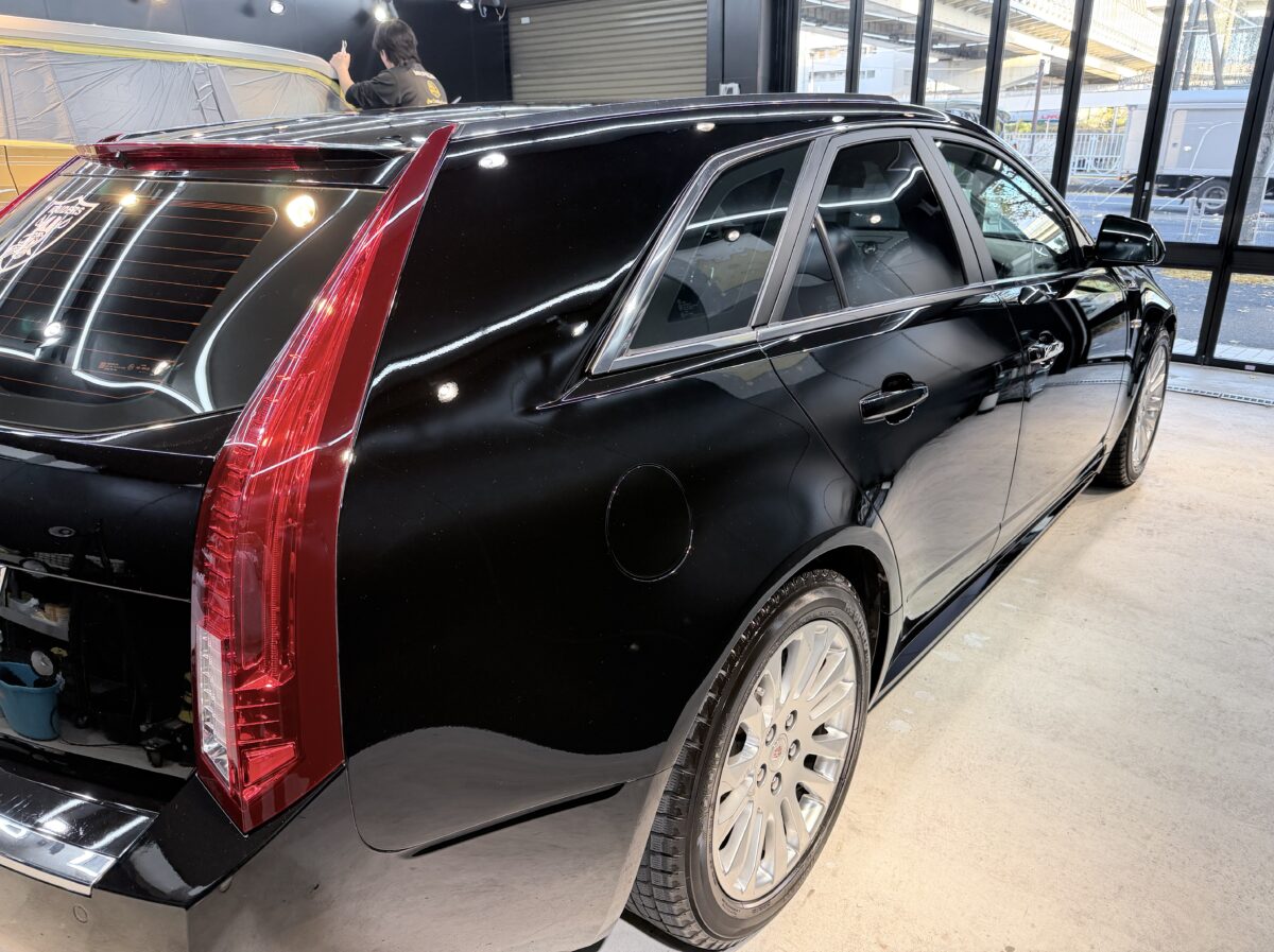 キャデラック CTS セラミックコーティング施工完了