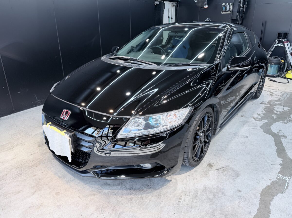 経年車ホンダ CR-Z コーティング＆ヘッドライトリペア施工車事例 ／ 神奈川県横浜市港北区 K様より