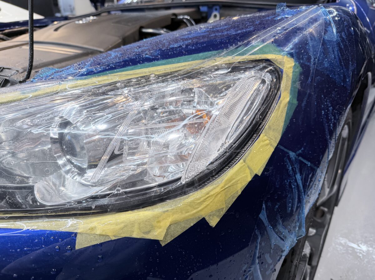 PPFで再劣化防止（最長3〜5年の耐久）