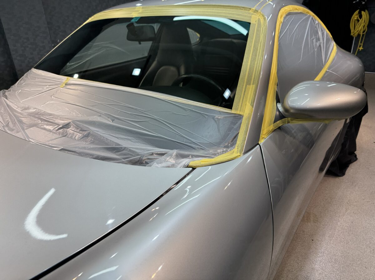 ポルシェ 911 フルマスキング作業