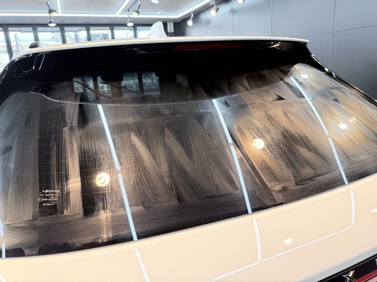 窓ガラス撥水加工