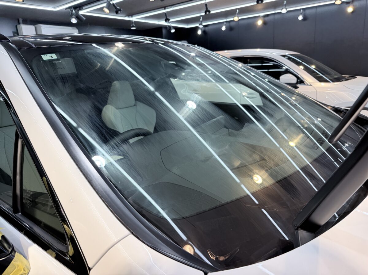 窓ガラス撥水加工