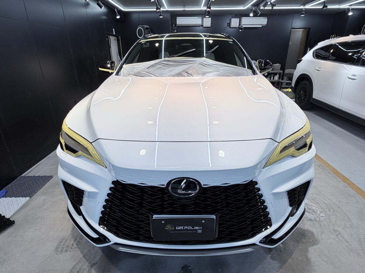 新車でも行う研磨作業