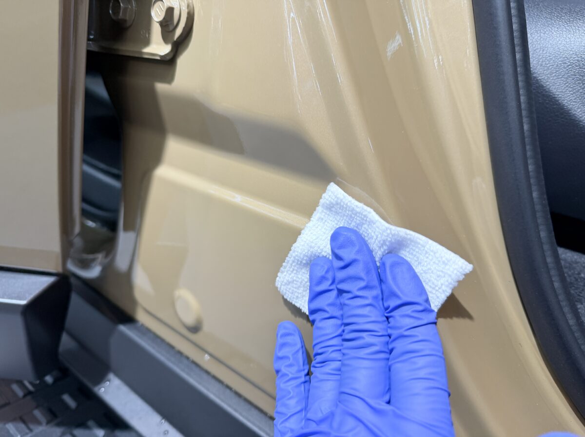 ガラスコーティング施工