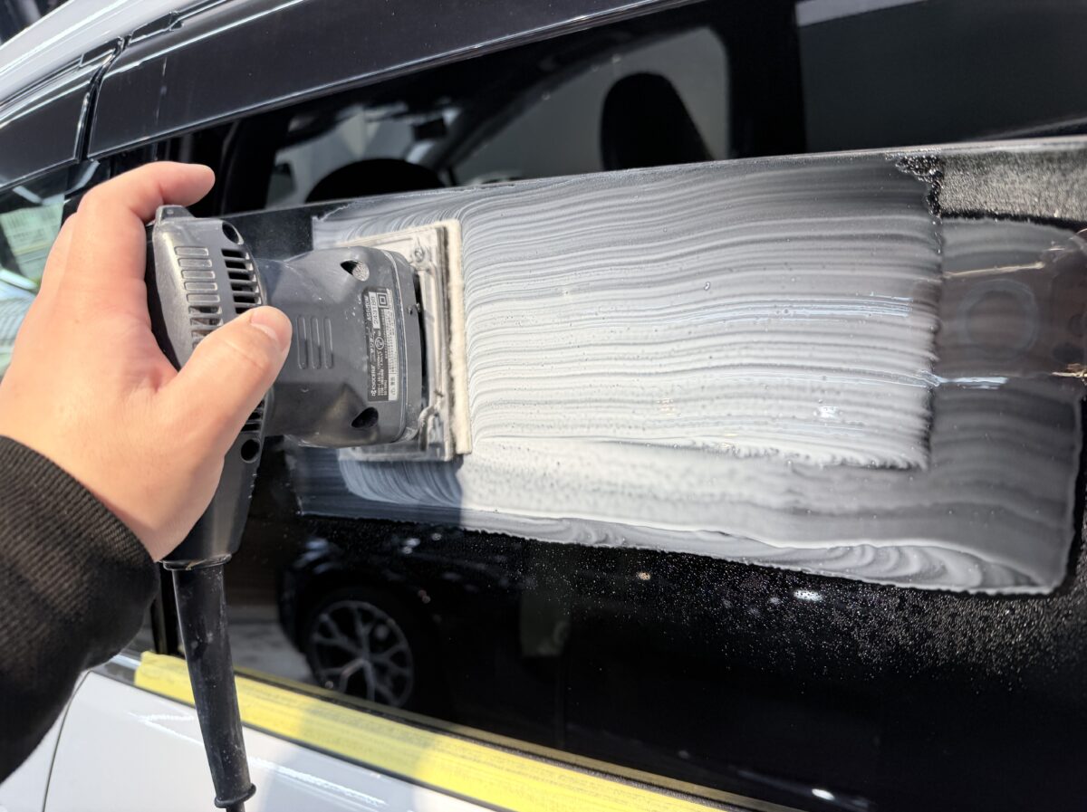 窓ガラス撥水加工