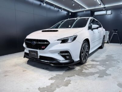 新車 スバル レヴォーグSTIにガラスコーティング施工｜横浜の専門店ミスターポリッシュ ／ 神奈川県横浜市港南区K様より