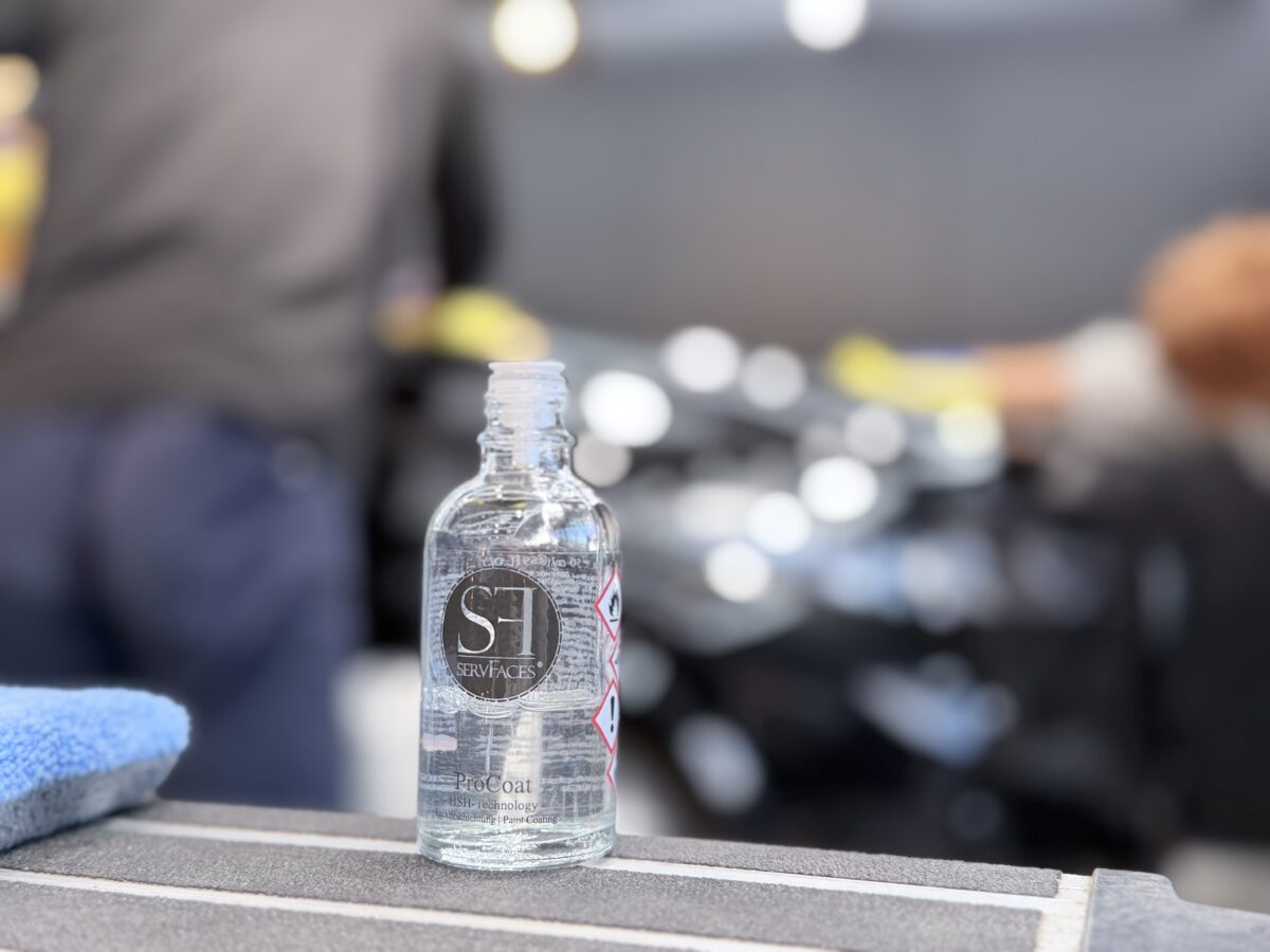 サーブフェイス セラミックコーティング 二層施工