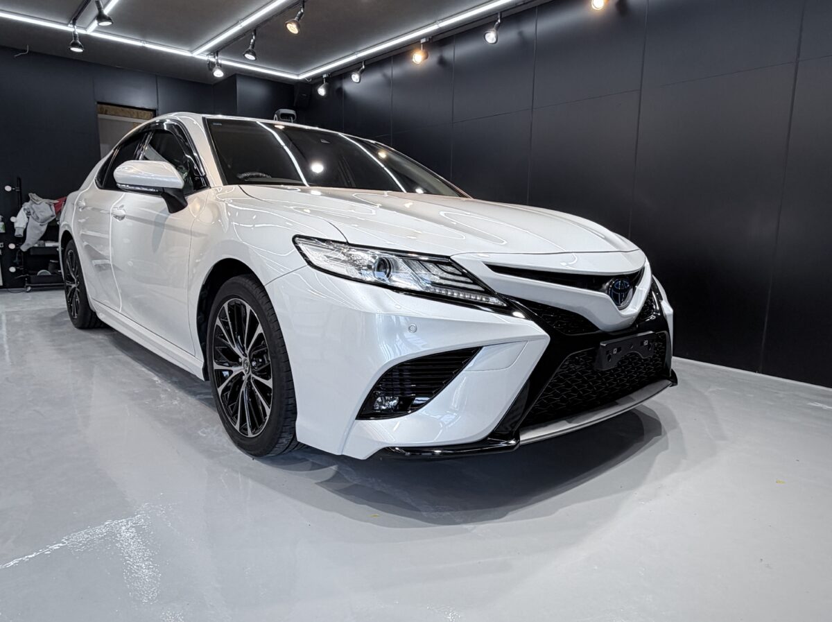 70 カムリ セラミックコーティング二層の施工後