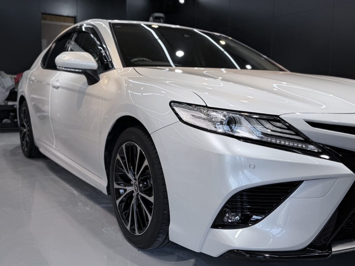 70 カムリ セラミックコーティング二層の施工後