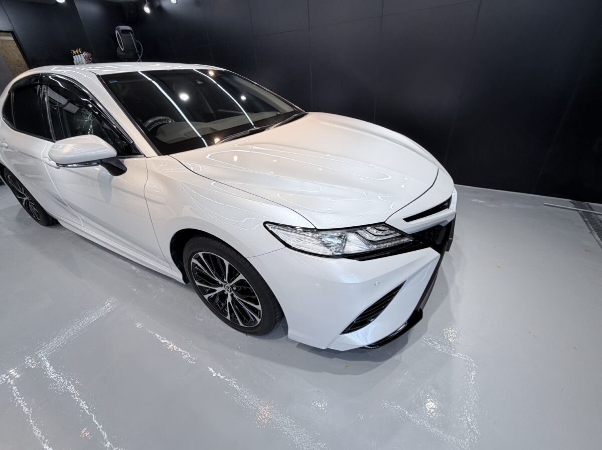 70 カムリ セラミックコーティング二層の施工後