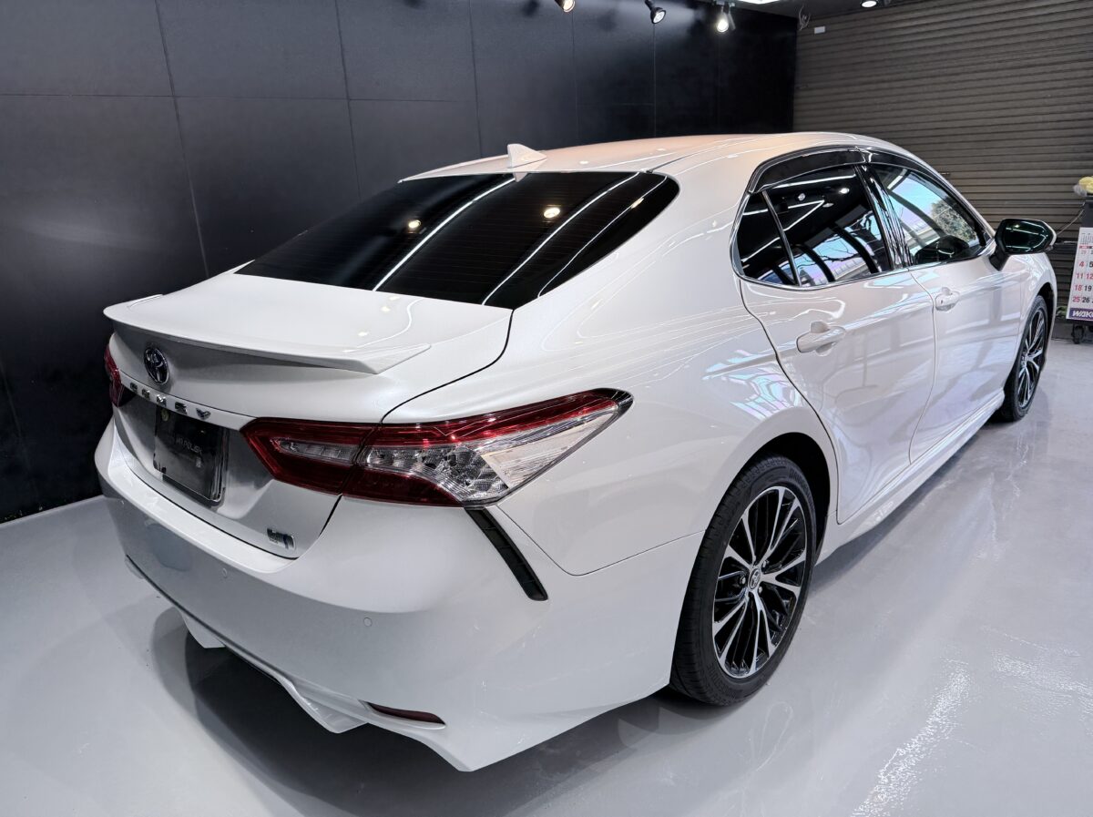 70 カムリ セラミックコーティング二層の施工後