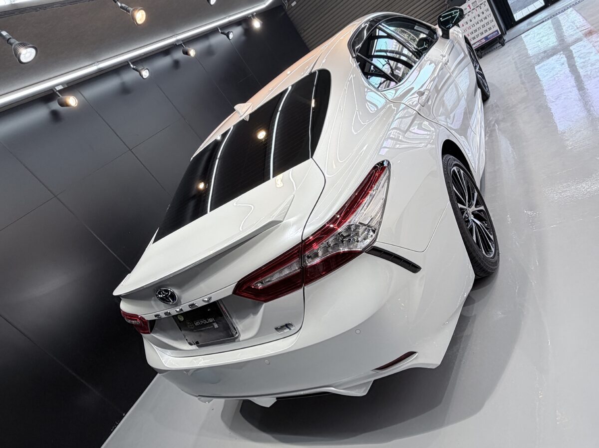 70 カムリ セラミックコーティング二層の施工後