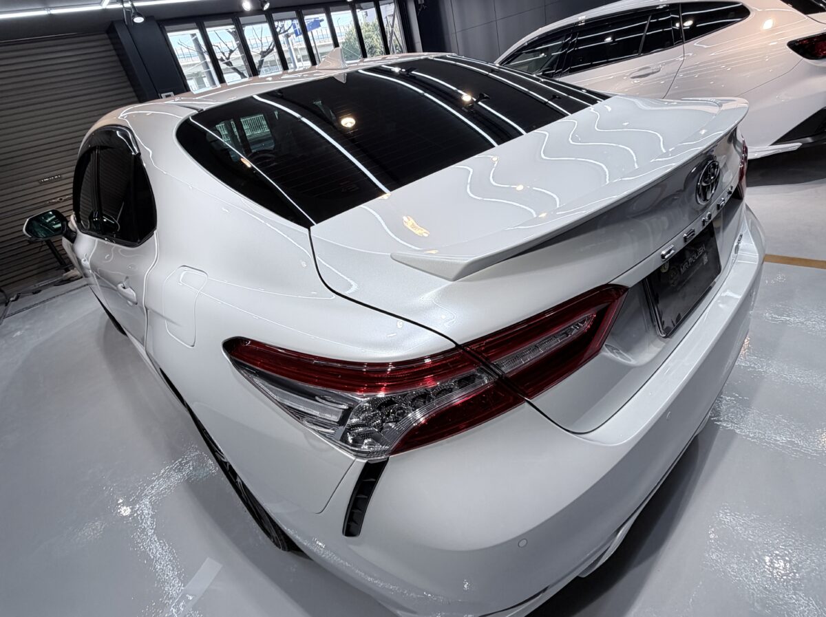 70 カムリ セラミックコーティング二層の施工後