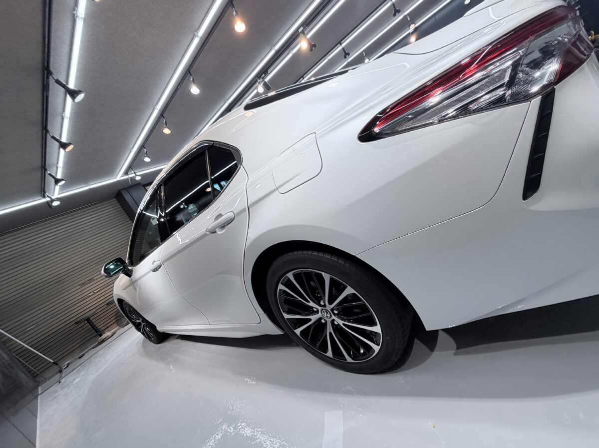 70 カムリ セラミックコーティング二層の施工後