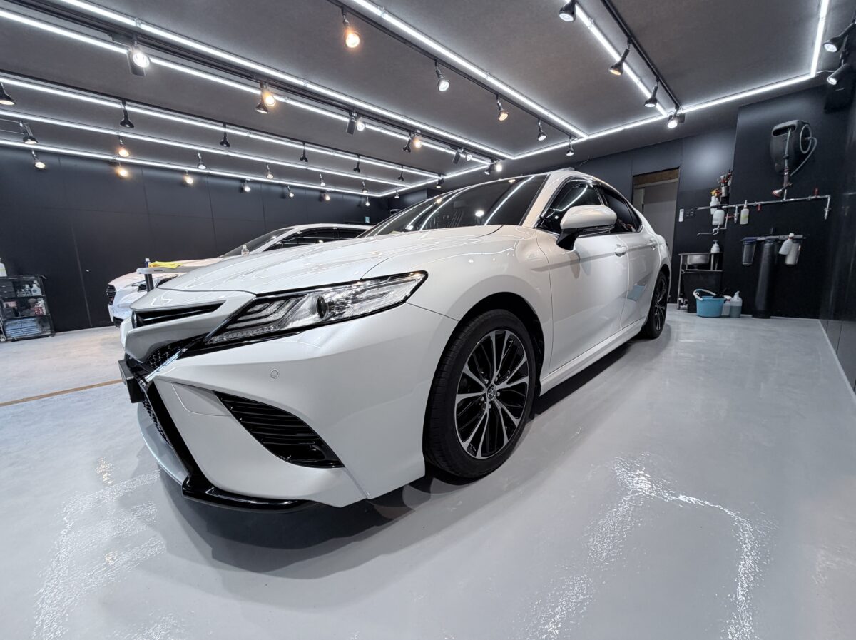 70 カムリ セラミックコーティング二層の施工後