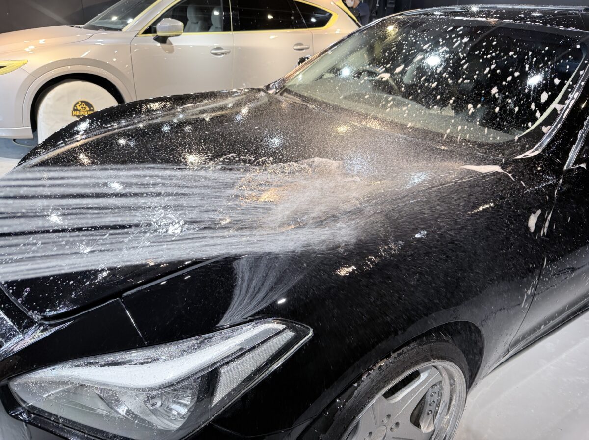 servFacesセラミックコーティング二層施工