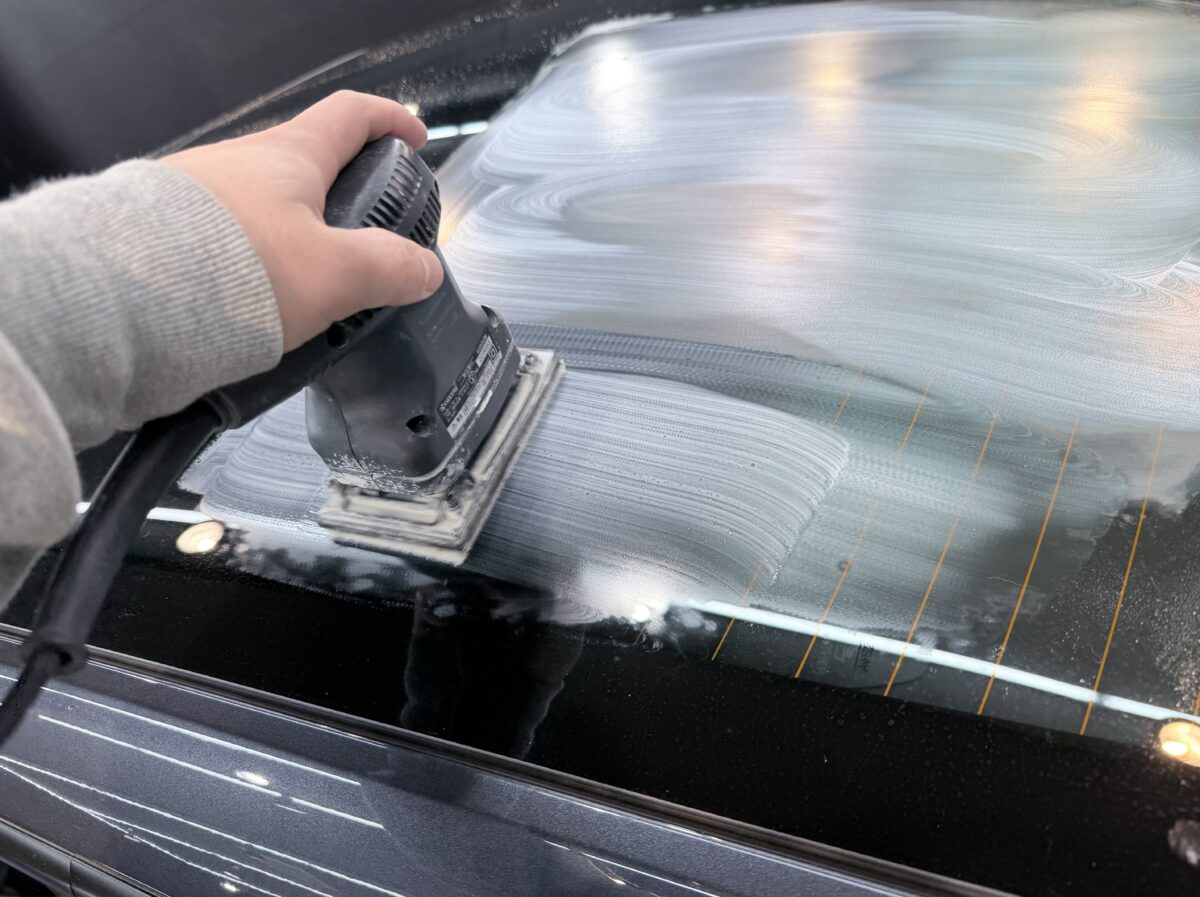 窓ガラス撥水加工