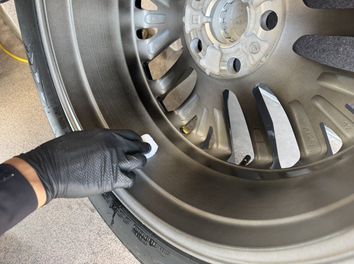 新品ホイールコーティング