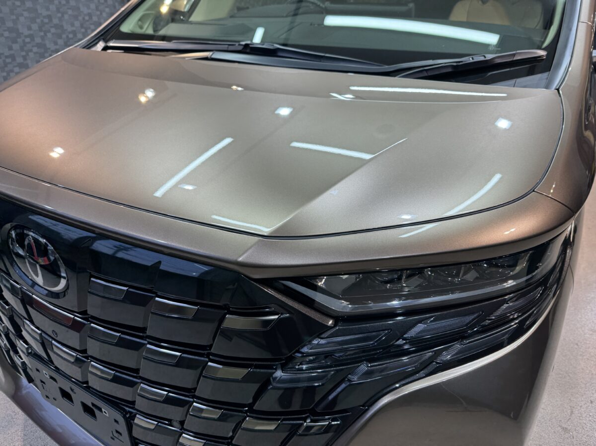 トヨタ アルファード コーティング施工完了