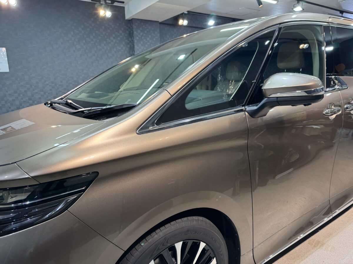 トヨタ アルファード コーティング施工完了