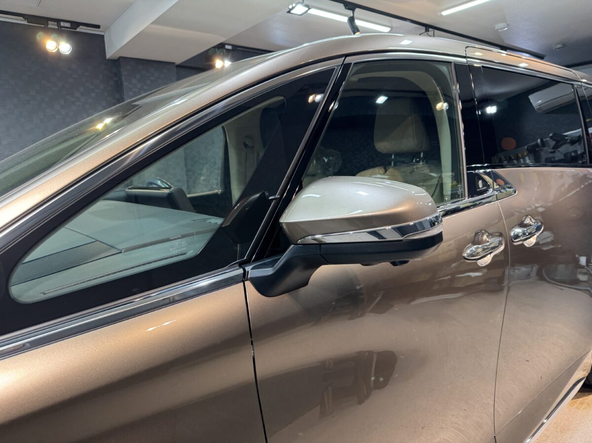 トヨタ アルファード コーティング施工完了