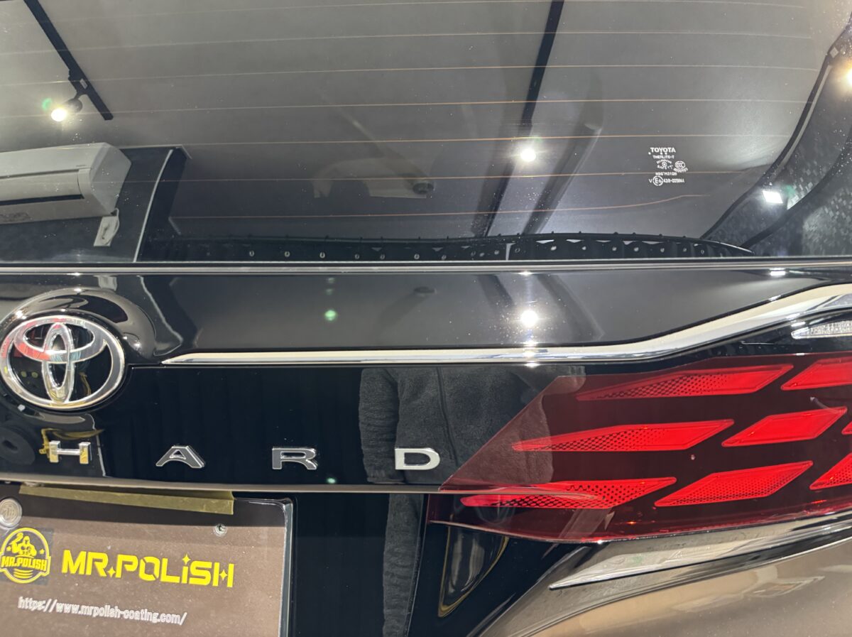 トヨタ アルファード コーティング施工完了