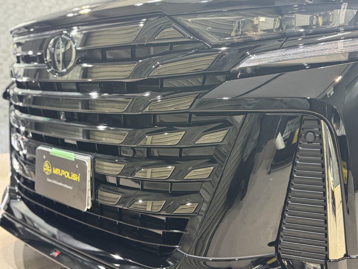 ヴェルファイア ガラスコーティングの施工完了