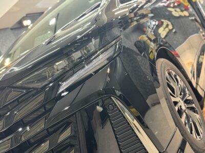 新車 トヨタ ヴェルファイアのガラスコーティング施工事例 ／ 神奈川県横浜市磯子区N様