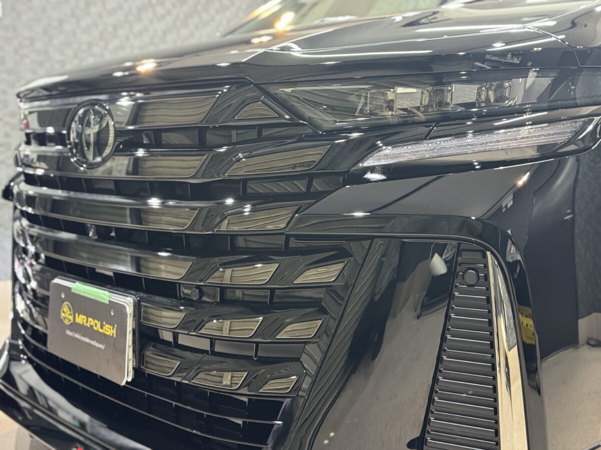 ヴェルファイア ガラスコーティングの施工完了