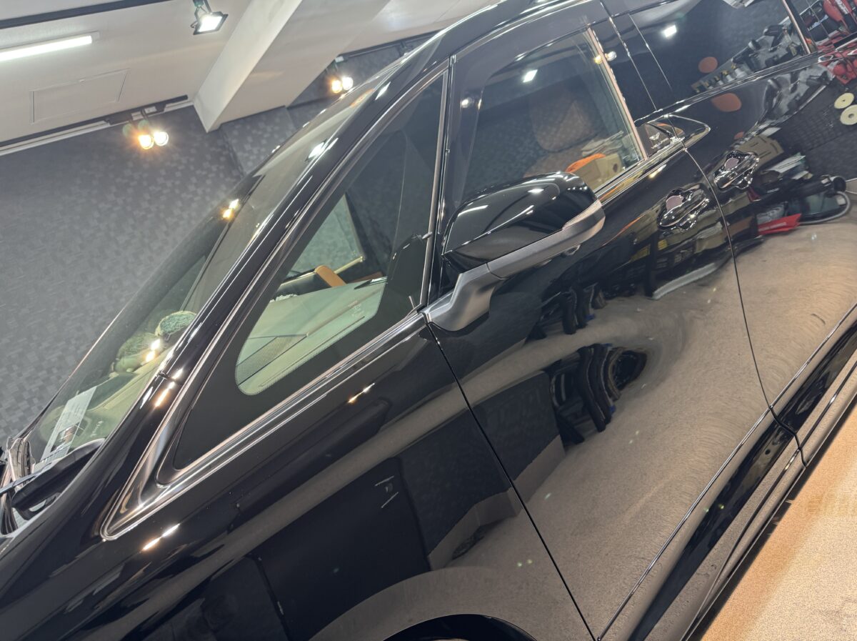 ヴェルファイア ガラスコーティングの施工完了