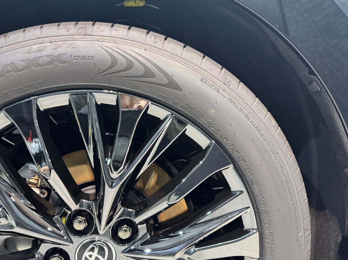 ヴェルファイア ガラスコーティングの施工完了