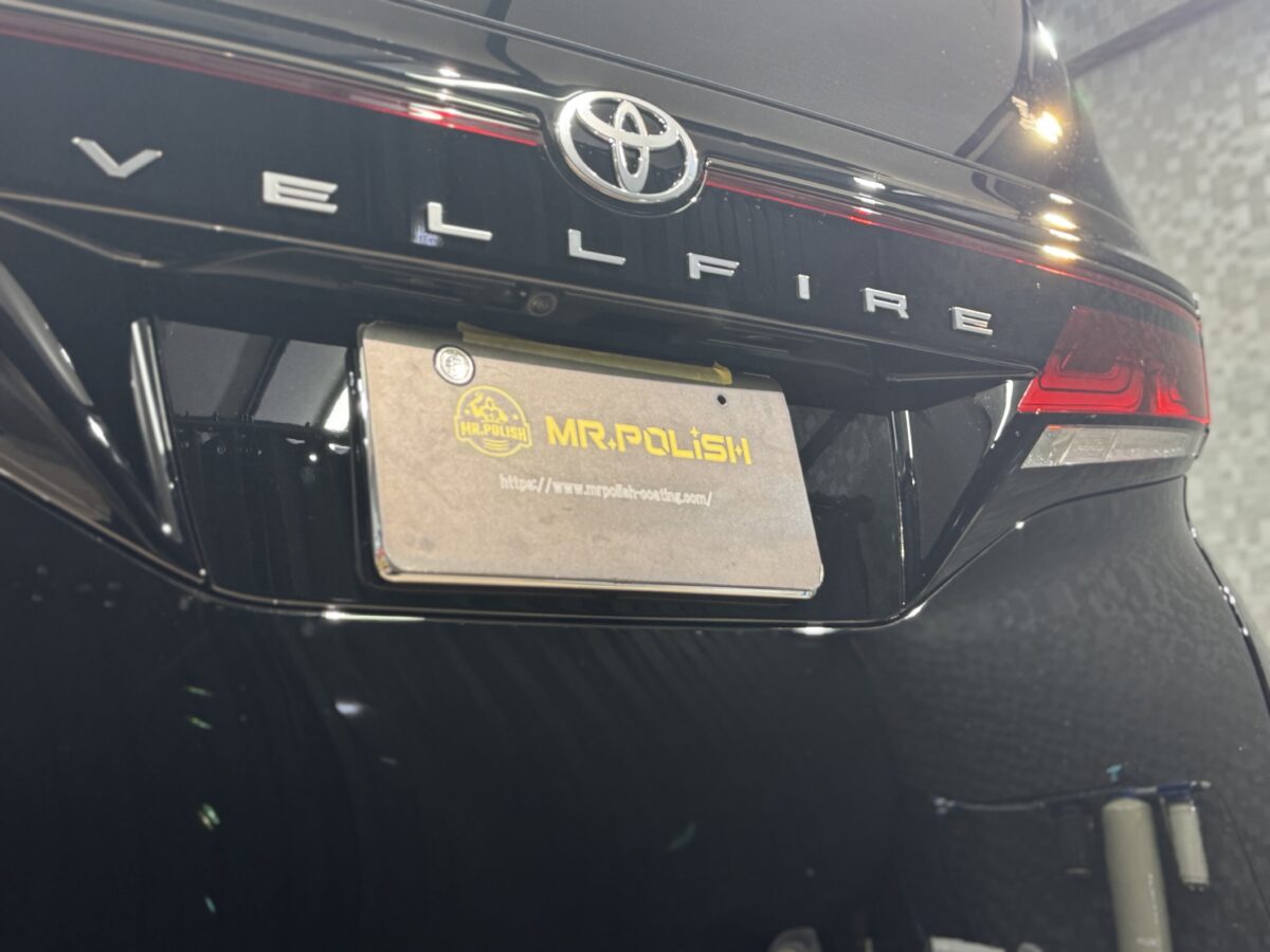 ヴェルファイア ガラスコーティングの施工完了