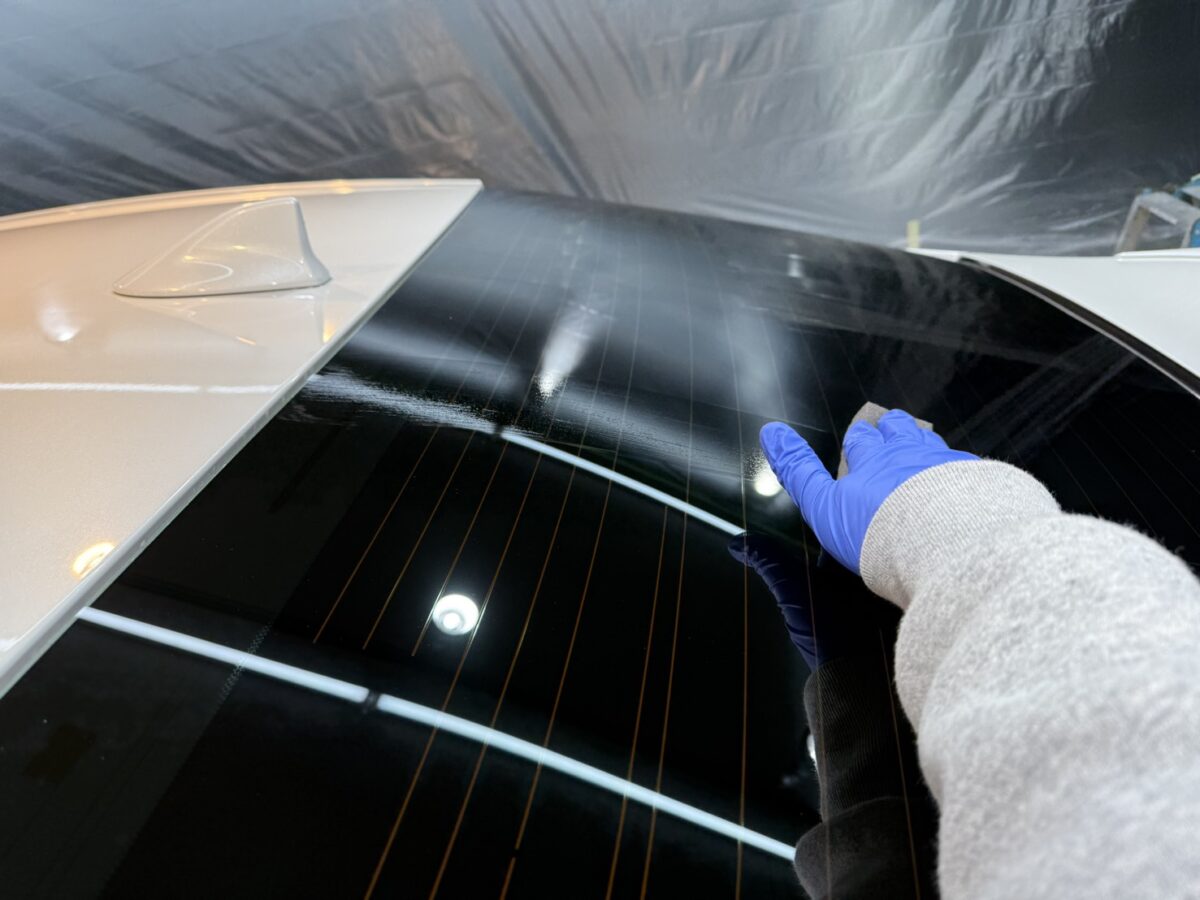 窓ガラス撥水加工