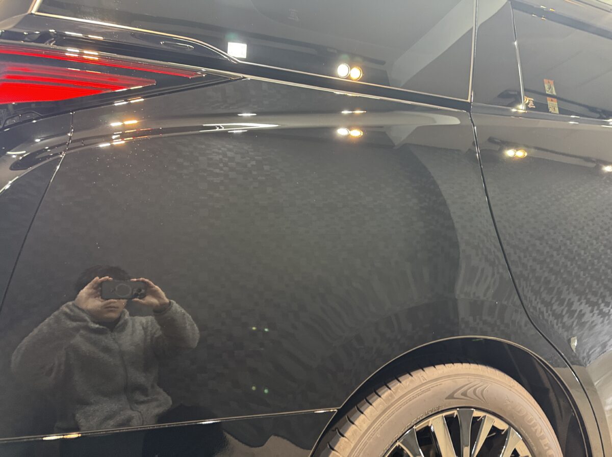 ヴェルファイア ガラスコーティングの施工完了