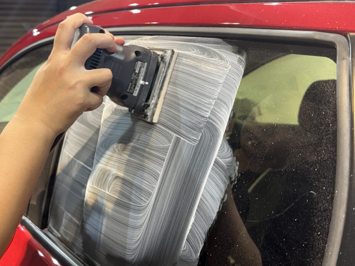 窓ガラス撥水加工