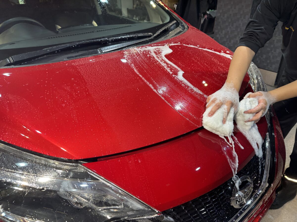 ノートへガラスコーティング施工