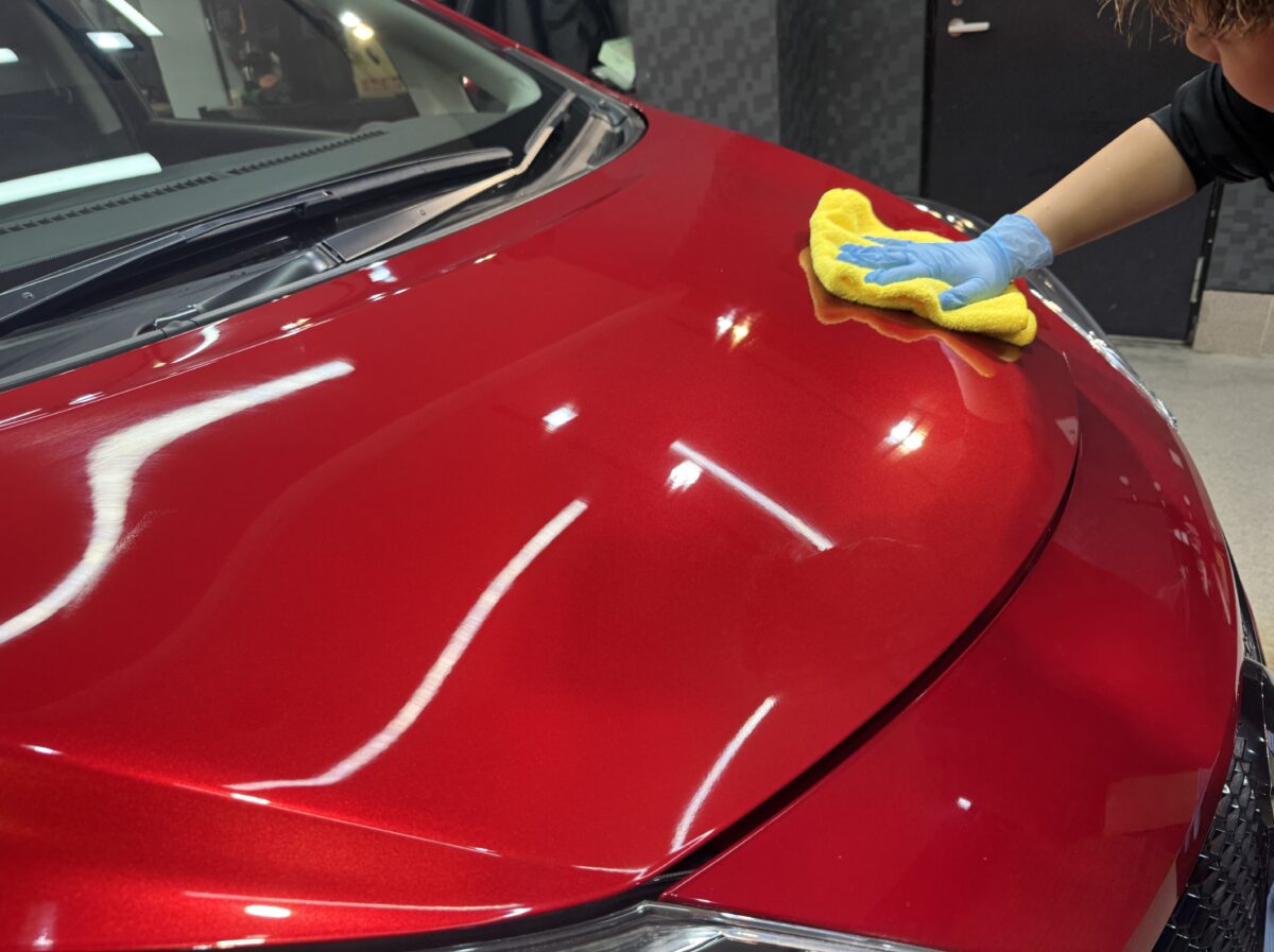 ノートへガラスコーティング施工