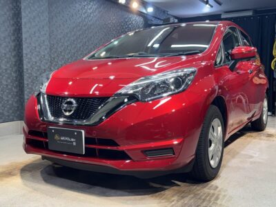 経年車 日産ノートにガラスコーティング施工 ／ 神奈川県秦野市H様より