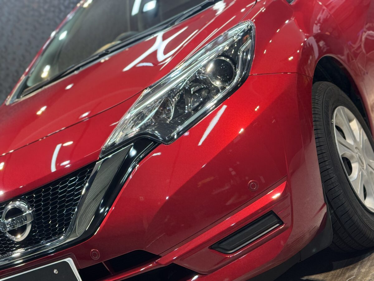 日産 ノートの施工後の仕上がり