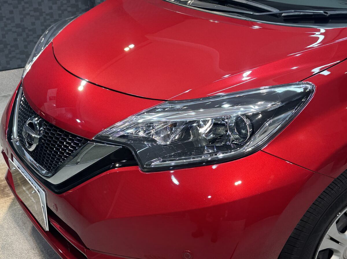 日産 ノートの施工後の仕上がり