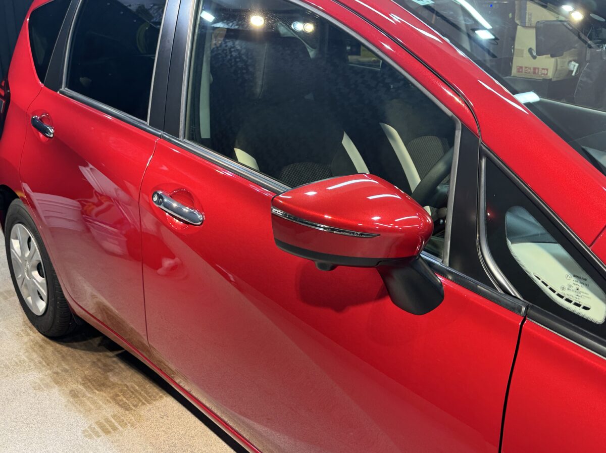 日産 ノートの施工後の仕上がり