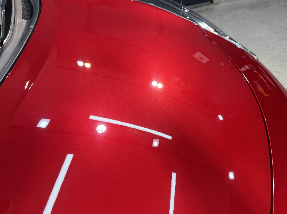 日産 ノートの施工後の仕上がり