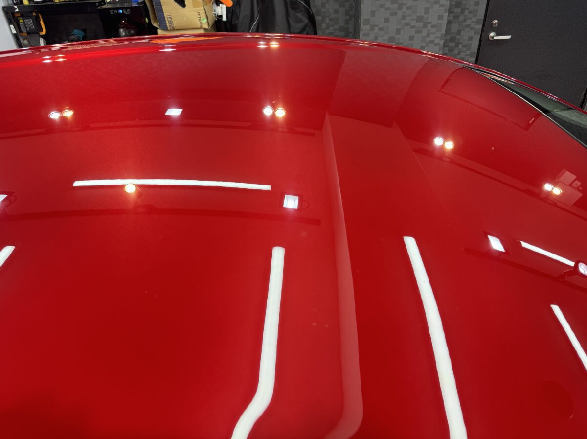 日産 ノートの施工後の仕上がり