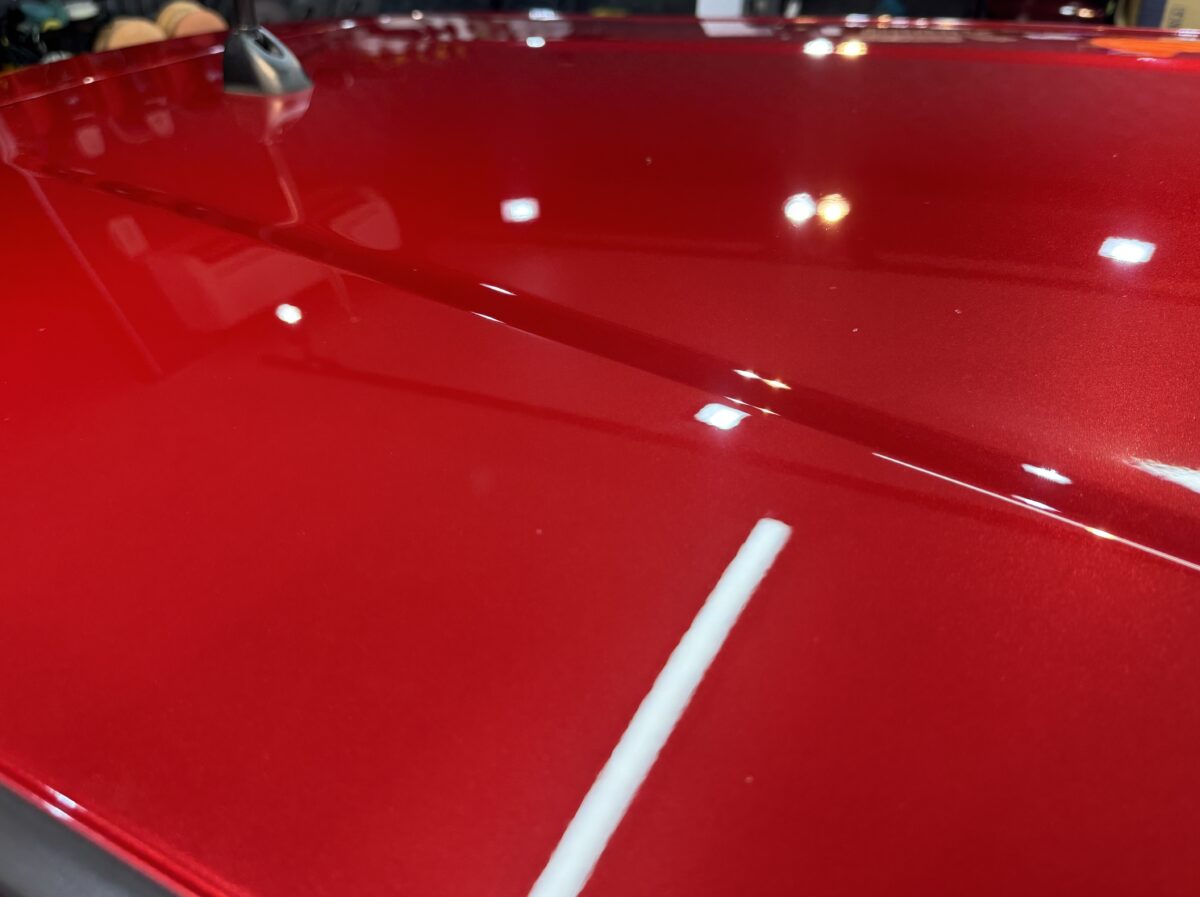 日産 ノートの施工後の仕上がり