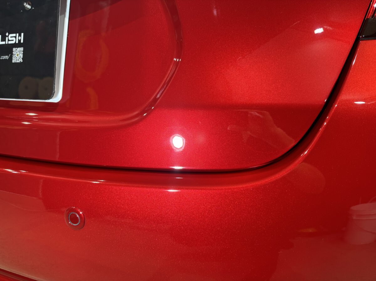 日産 ノートの施工後の仕上がり