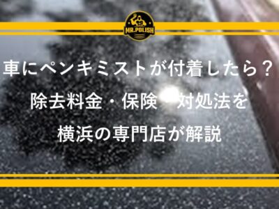 車にペイントミスト（ペンキミスト）が付着したら？除去料金・保険・対処法を横浜の専門店が解説