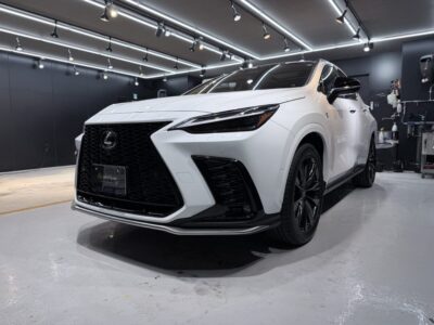 LEXUS NX350h（新車） ｜ servFaces 2層セラミックコーティング＋レザーシート＋窓ガラス撥水＋ホイールコーティング ／ 神奈川県横浜市港北区Y様