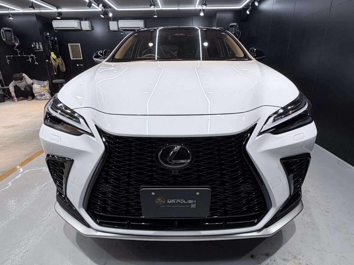 施工完了｜パールホワイトの輝きが際立つ仕上がりに