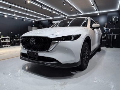 マツダ CX-6｜ペンキミスト重度付着・全面除去＋研磨＋コーティング施工｜神奈川県横浜市栄区A様