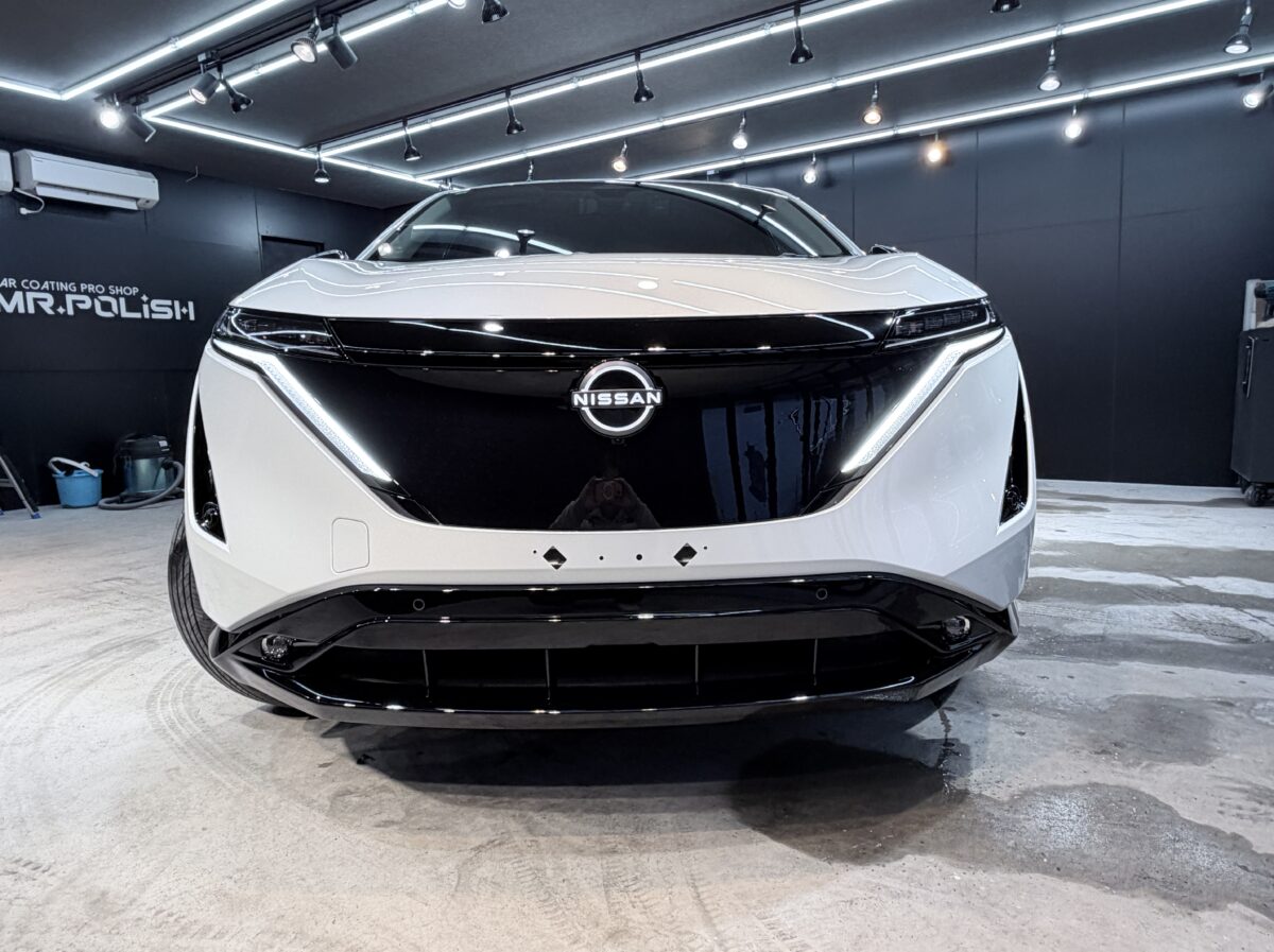 日産アリア SIXセラミックコーティング施工完了